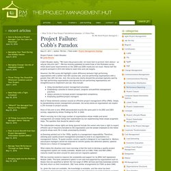 Project Failure: Cobb’s Paradox