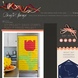 david stark’s post-it fridge project