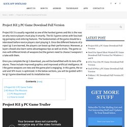 Project IGI 3 PC Game Download Full Version
