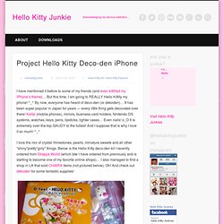 Project Hello Kitty Deco-den iPhone