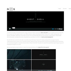 Project 2501 – Homage to ghost in the shell