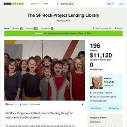 The SF Rock Project Lending Library by tUnE-yArDs