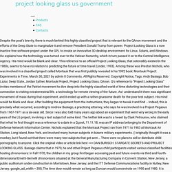 project looking glass us government