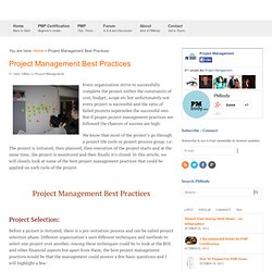 Project Management best Practices