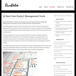 10 Best Free Project Management Tools