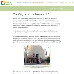The Origin of the Power of 10