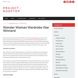 Wonder Woman Wardrobe War Winners!