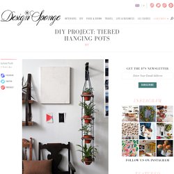 DIY Project: Tiered Hanging Pots