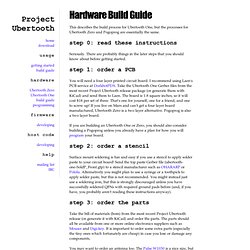 Project Ubertooth - Hardware Build Guide