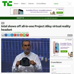 Intel shows off all-in-one Project Alloy virtual reality headset