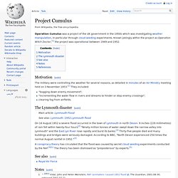 Projet Cumulus - Wikipedia, l'encyclopédie libre