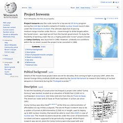 Project Iceworm