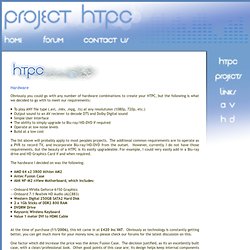 ProjectHTPC - HTPC Hardware Advice