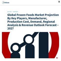 Global Frozen Foods Market Projection By Key Players, Manufacturer, Production Cost, Demand, Regional Analysis Revenue Outlook Forecast – 2027