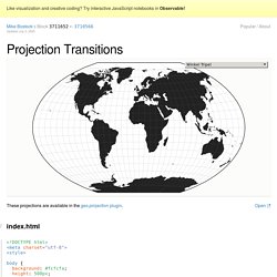 Projection Transitions
