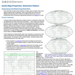 Map Projections: Map Properties: Distortion Patterns