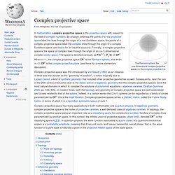 Complex projective space