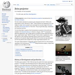 Proyector Zeiss - Wikipedia, la enciclopedia libre