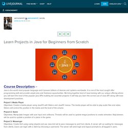 Learn Projects in Java for Beginners from Scratch: vernonemrit
