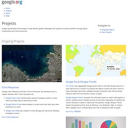 Projects – Google.org