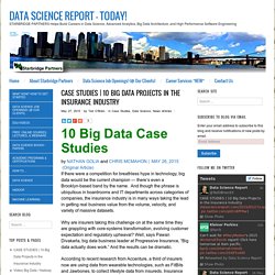 10 Big Data Projects in the Insurance Industry