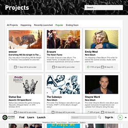 Projects on PledgeMusic
