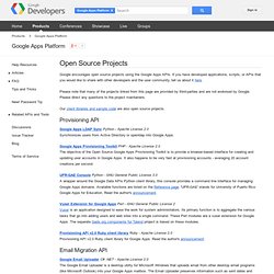 Apps - Google Code