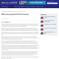 BPO sector projects $15.5-B revenues