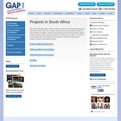 Projects in South Africa