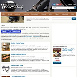 popular woodworking Projects