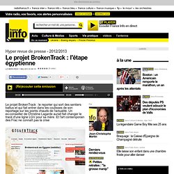 Le projet BrokenTrack : l'étape égyptienne