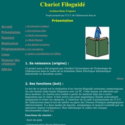 Projet CHARIOT FILOGUIDE