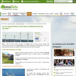 Le 1er projet éolien lancé dans le département de l'Ariège !