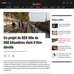 Projet de RER Vélo de 650 kilomètres