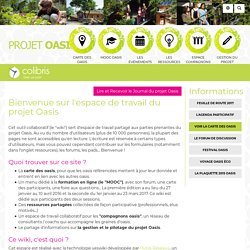 Projet Oasis : PagePrincipale