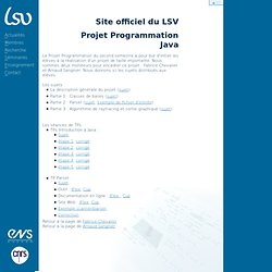 Projet programmation Java