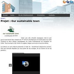 Projet : Our sustainable town