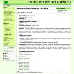 projets:licence2 [Projets Informatique Licence MI]