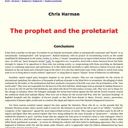 Chris Harman: Prophet and proletariat (Conclusions)