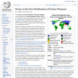 Treaty on the Non-Proliferation of Nuclear Weapons