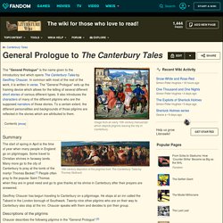 General Prologue to The Canterbury Tales
