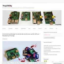 Prolonger la durée de vie de vos cartes SD sur Raspberry Pi