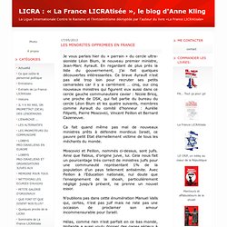 IL Y A 90 ANS, ON PROMETTAIT (DEJA) DES LENDEMAINS : LICRA : « La France LICRAtisée », le blog d'Anne Kling
