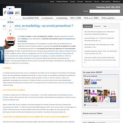 m-commerce, m-marketing : un avenir prometteur ?