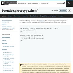 Promise.prototype.then() - JavaScript