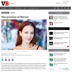 The promise of Bitcoin