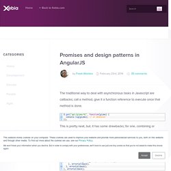 Promises and design patterns in AngularJS