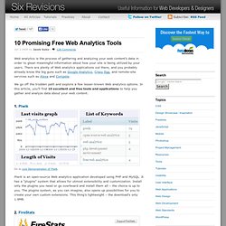 10 Promising Free Web Analytics Tools