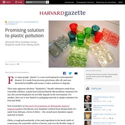 Promising solution to plastic pollution