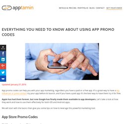 App Promo Codes: Everything You Need To Know